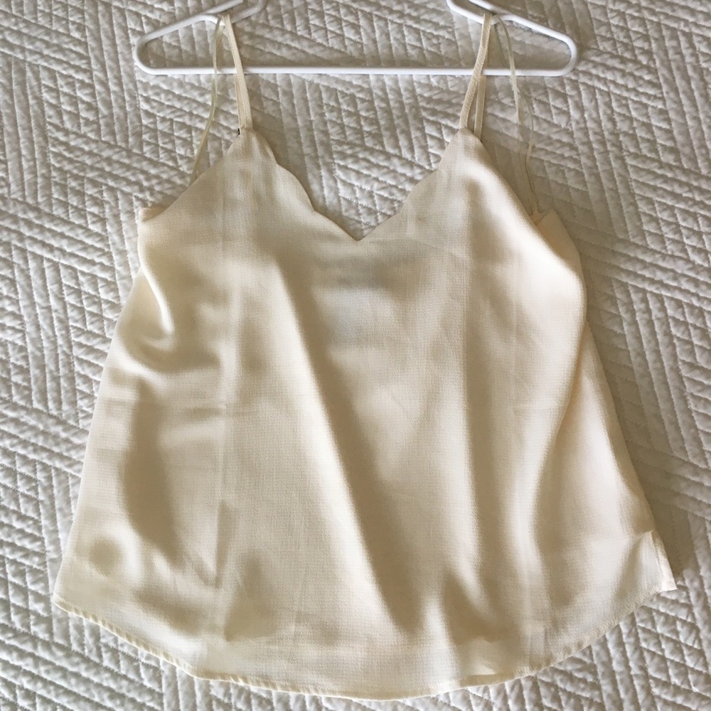 Allison Joy cream camisole tank top